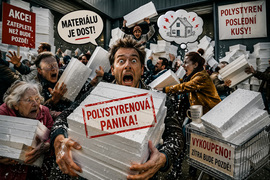 Nedostatek polystyrenu? Ve skutečnosti jen vlna paniky