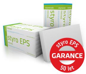 Styro EPS, garance 50 let, zdroj Styrotrade