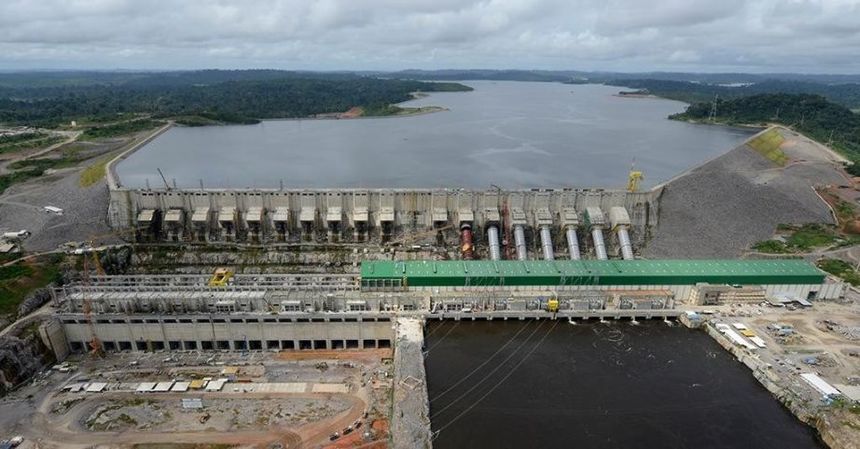 Přehrada Belo Monte v Brazílii 