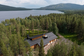 Střechy Ruukki z oceli SSAB Fossil-free pro luxusní středisko Sunday Morning Resort ve finském Laponsku