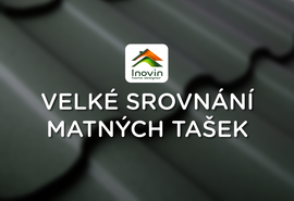 VELKÉ Srovnání betonových matných tašek a keramických engobovaných tašek