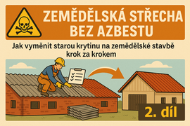 Jak bezpečně a správně odstranit azbestovou střechu