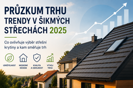 Průzkum trhu: Trendy v šikmých střechách 2025