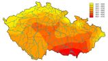 Mapy -sluneční, dešťová, námrazová a nejnižších teplot v ČR
