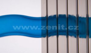 Zenit, Komůrkový polykarbonát Makrolon 2/10 (tloušťka: 10 mm, barva: bronz (hnědá, kouřová), šířka: 1050 mm, délka komůrek: 2000 mm)