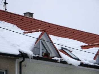 Ilustrační foto Střecha v zimě