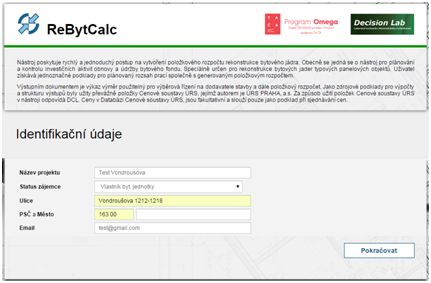 Aplikace - kalkulátor RebytCalc
