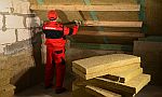 Zateplování střechy kamennou vlnou Rockwool, ilustrační foto, zdroj: Rockwool