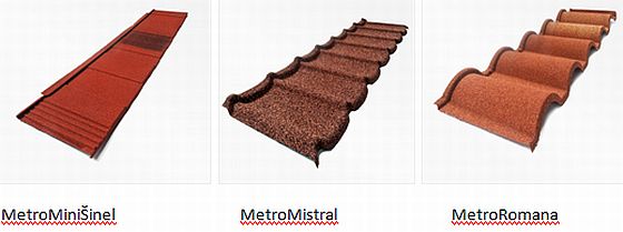 Střešní krytiny Metrotile, zdroj: METROTILE