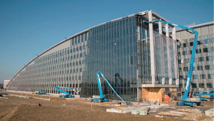 Stavba centrály NATO v Bruselu
