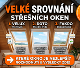 Velké srovnání střešních oken