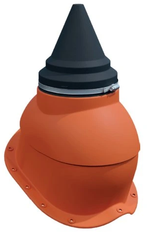 Anténní prostup pro plechovou krytinu Blachotrapez